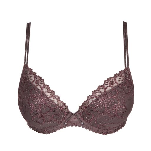 Ajour Borghese Full Cup Bra in Light Pink/Navy Blue FINAL SALE (70% Off) -  Busted Bra Shop