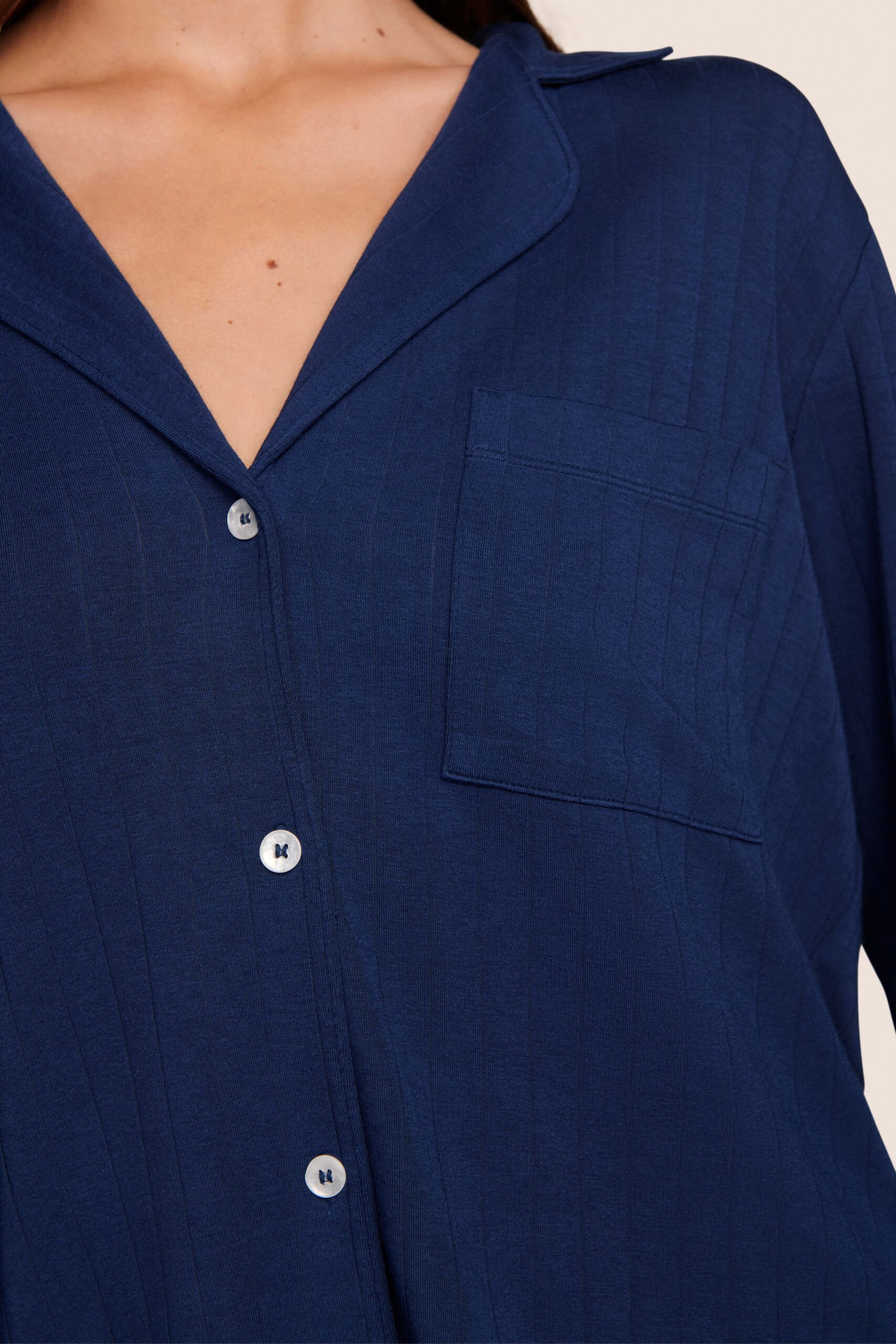 Eberjey Gisele Rib Long Pajama - Image 2