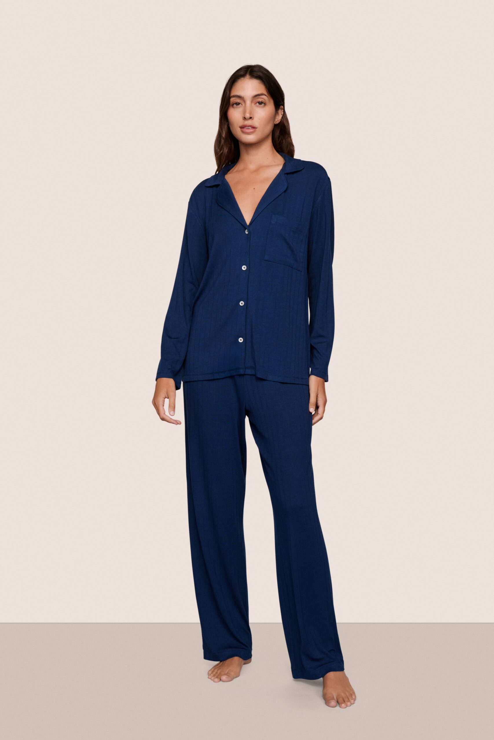Eberjey Gisele Rib Long Pajama
